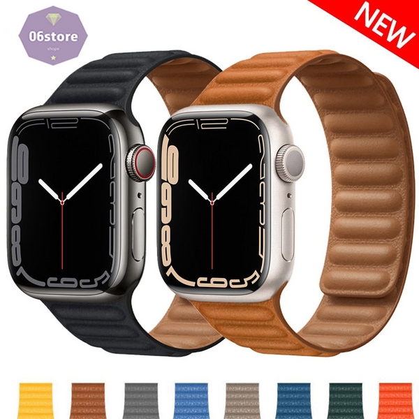 Leather Link For Apple watch band