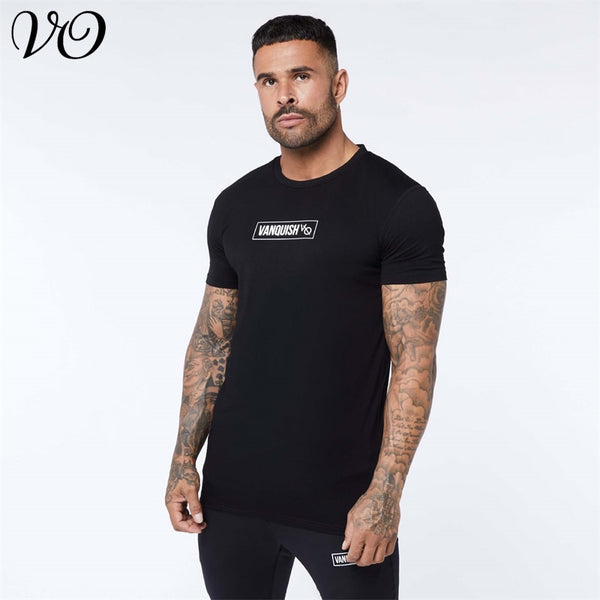T-Shirt Bodybuilding Stretch Fit 
Brand Name: ANQUISH.PY