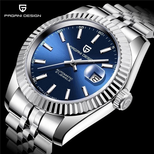 PAGANI DESIGN  Luxury Automatic Watch Stainless Steel Waterproof