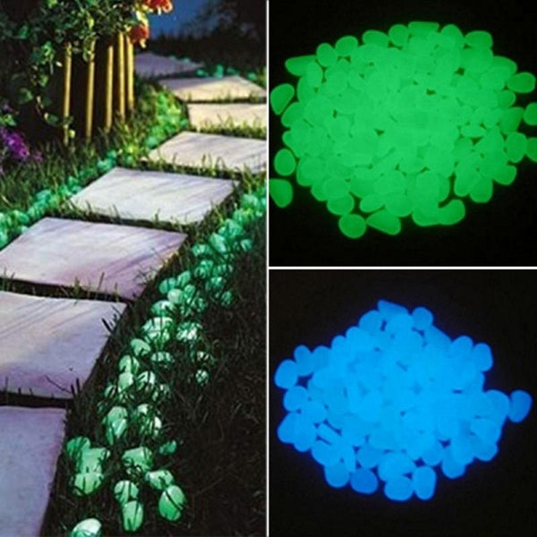 Pebbles Glow Stones for Gardens and Walkways